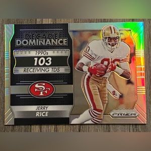 Jerry Rice 2016 Panini Prizm Decade of Dominance Prizms #14